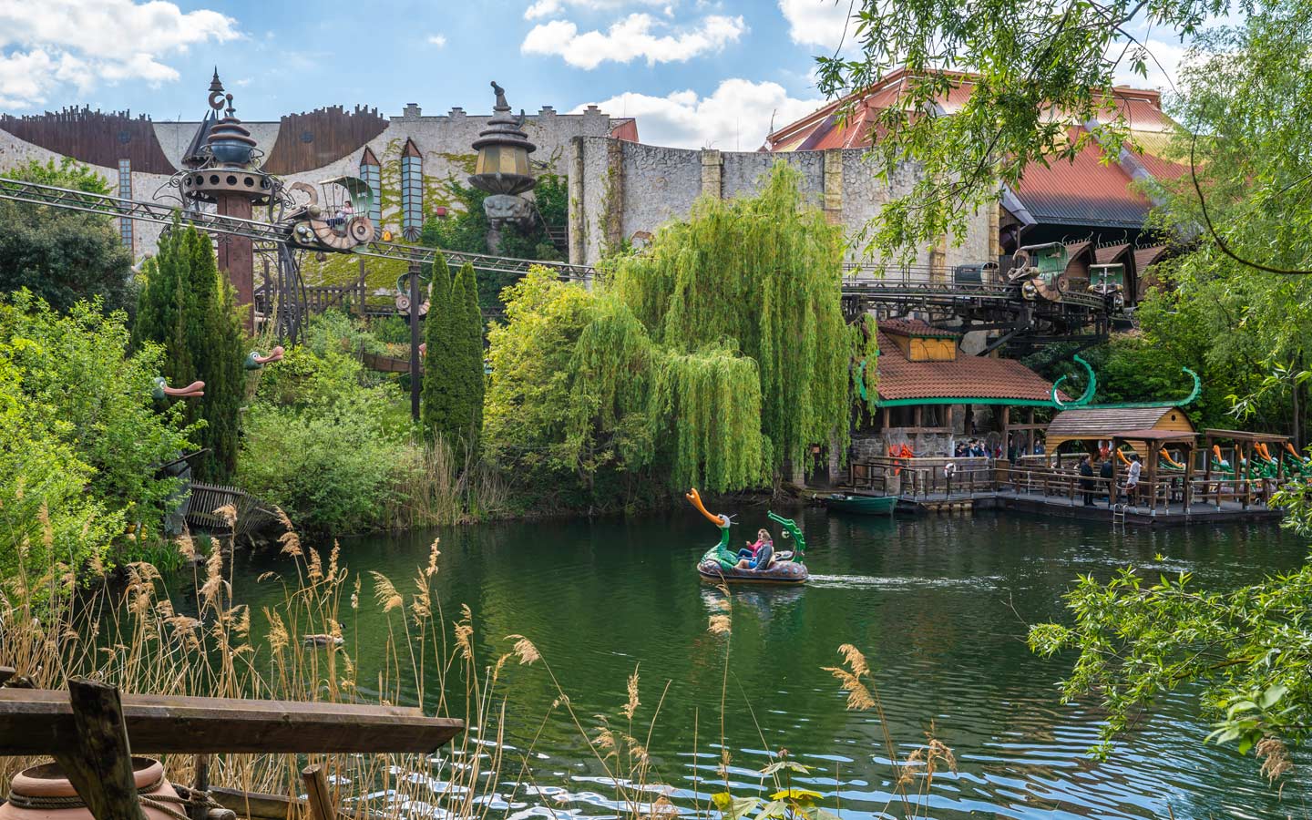 Phantasialand Familien-Attraktion Tretbootfahrt Wözl´s Wassertreter